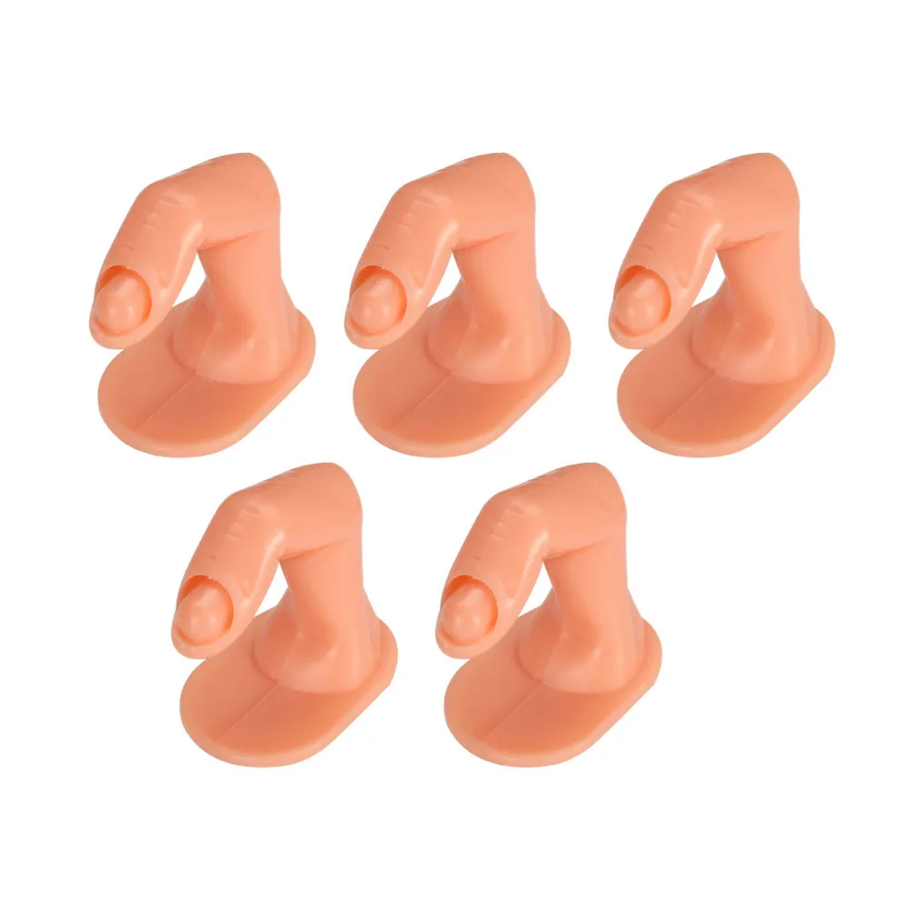 

New Practice Finger 5 PCS Practice Fake Finger Practice Model For Hand Manicure Beauty Nail Art Training Drop Shipping