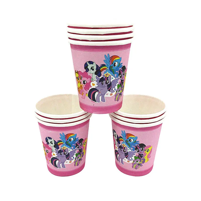 Горячая Распродажа 1 шт 108*180 см My Little Pony детский день рождения, день рождение мальчика вечерние одноразовые скатерти для душа для малышей
