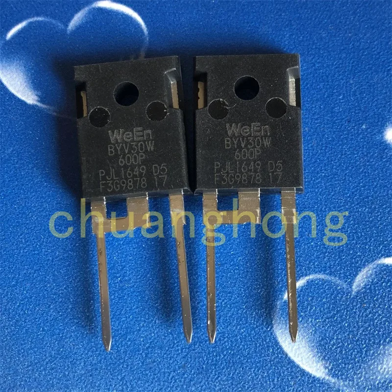 

1Pcs/Lot Original New BYV30W600P Fast Recovery Rectifier Tube TO-247