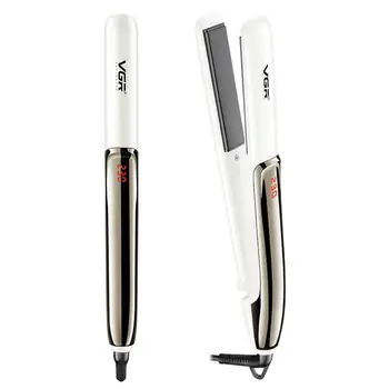 

VGR flat Hair Iron Care Hair Straightener Hair Styling Appliance Electric Hot Comb Curling Iron For Woman V-550