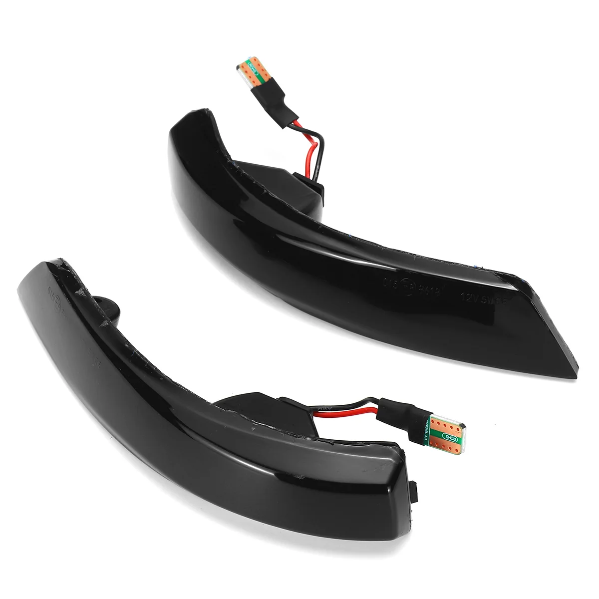2x Dynamic Indicator Flowing Turn Signal Light LED Side Wing Rearview Mirror Blinker Repeater Light for Focus mk2 3 for Mondeo