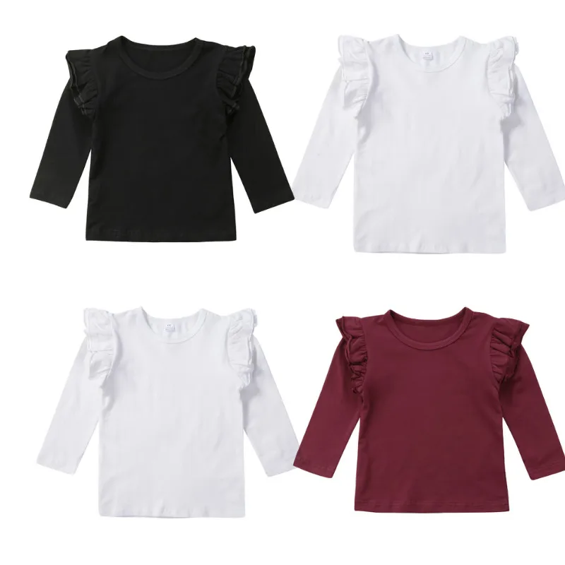 Kids Girls Cotton T Shirts 1-5Years