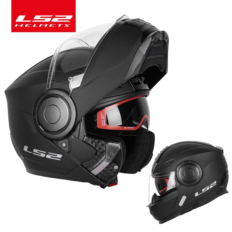 Casco LS2 SCOPE Flip-up motorcycle helmet ls2 ff902 modular double lens  helmets capacete casque