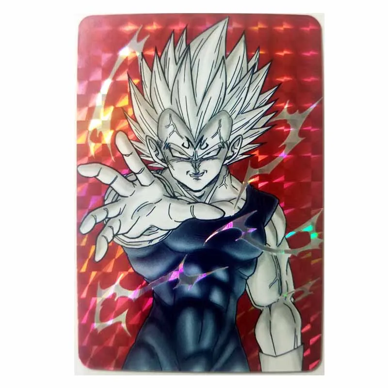 Tarjeta de batalla de superhéroes, juego de tarjetas de juego de colección, demonio, Vegeta, Dragon Ball Z GT