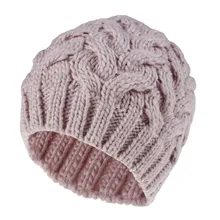 Теплая вязаная шапка, высокое качество, зимние шапки для женщин, шапка бини, грубая шерсть, ворс, цветок, шапки, модные, для отдыха, Skullies& лыжные шапочки