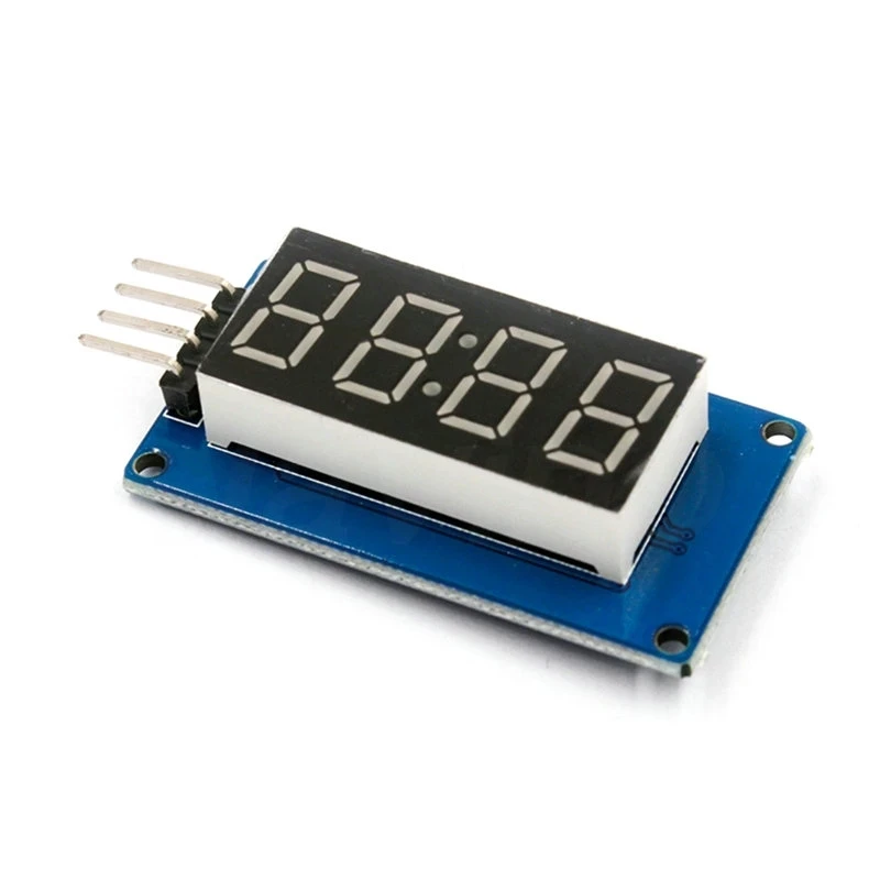 아두이노 7 세그먼트 LED 디스플레이 모듈, TM1637, 4 비트, 0.36 인치 시계, 레드 양극 디지털 튜브, 4 직렬 드라이버 보드 팩