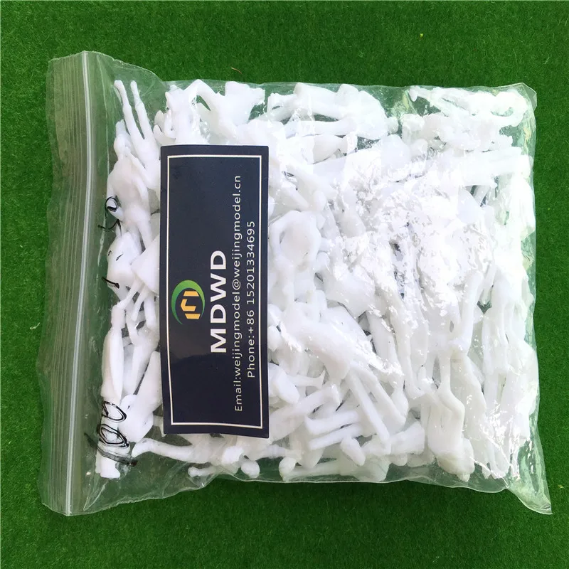 100pcs 1:50 Architecture Model Maker Miniature White Figures Architectural Model Human Scale ABS Plastic People 5