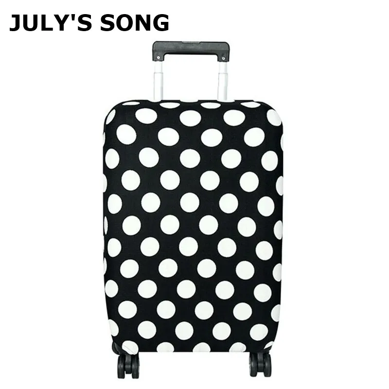 JULY'S SONG дорожный Багаж защитные чехлы Чехол для чемодана эластичный пылезащитный чехол для 18-30 дюймов Чемодан Аксессуары для путешествий