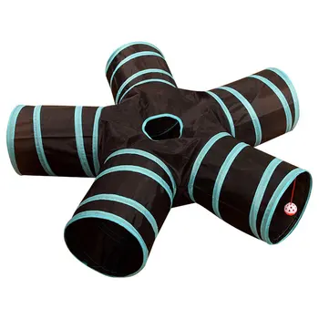 

Pet Tunnel Cat Dog Puzzle Toys Environmental Protection Tunnel Tent Pet Five-Channel Toys Pet Supplies