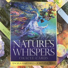 Natureza sussurros oracle cartas baralho inglês tarô adivinhação destino tabuleiro cartões de jogo