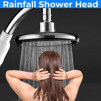 

Bath Large Hand Shower Head Power Nozzle Hydromassage Pressure Boost Water Saving Big Rain Showerhead Accessories