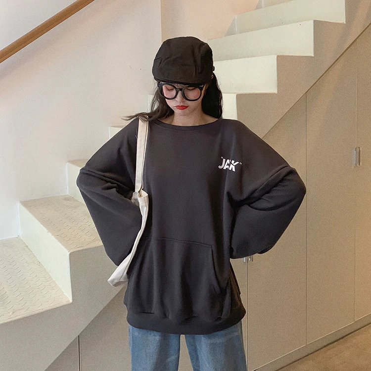 Женские толстовки Harajuku принт Sudaderas Зимний пуловер толстовки женские толстовки