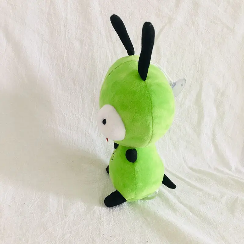 25 см мультфильм 3D глаза зеленый Захватчик Зим GIR собака чучела животных плюшевые игрушки
