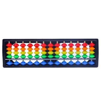 

13 Column Gift Toys Classic Arithmetic Soroban Educational Calculating Tool Colorful Beads Abacus Learning Kids Mathematics