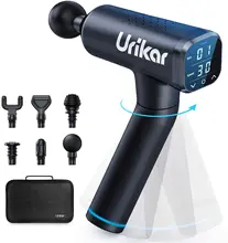 

Massage Gun 180 ° rotatable non-slip handle Professional Deep Muscle Massager Pain Relief Body Relaxation Fascial Gun Fitness