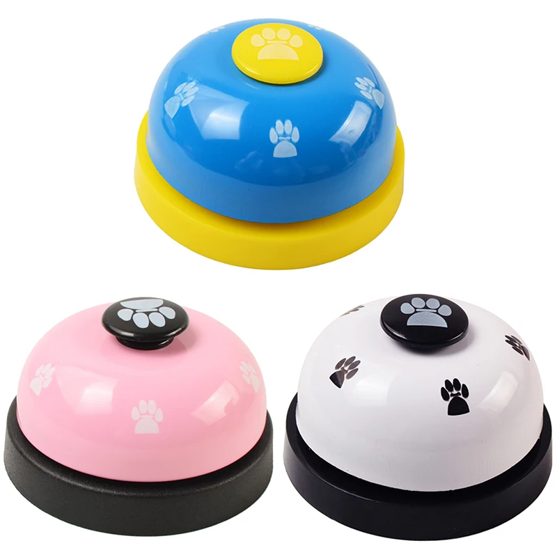 HOT-5Pcs/набор игрушка для домашних животных поезд звонок ужин колокольчик кольцо собака, кошка, игрушка для плюшевого щенка напоминание для кормления звонка