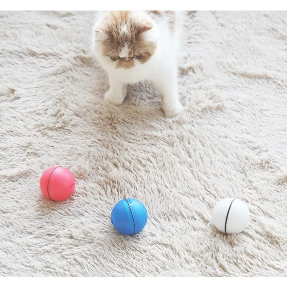 

Wicked Ball Jump Pet Ball LED Rolling Flash Elastic Ball Automatic Roller Ball LED USB Charging Ball Dogs Cats Funny Pet Toys