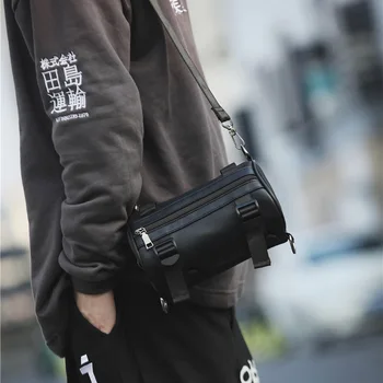 

Women's Messenger Bag Shoulder Bag Street Hip-hop Cylinder Net Red Tubular Women's Tooling Bag