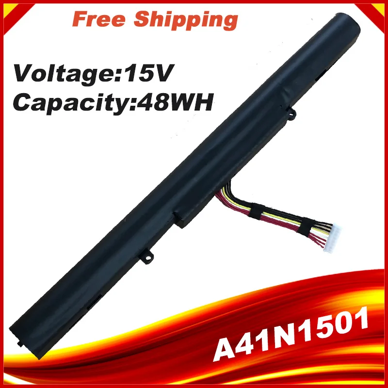 Original A41N1501 A41LK9H laptop battery for ASUS ROG GL752VW N552V N552VX N752VX GL752VW-T4108D GL752VW-2B 52VW Series | Компьютеры и