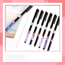 Kpop Bangtan ручка для мальчиков альбом "LOVE YOURSELF" черные чернила 0,38 гелевая ручка высокого качества для женщин и мужчин Bangtan boys Фанаты