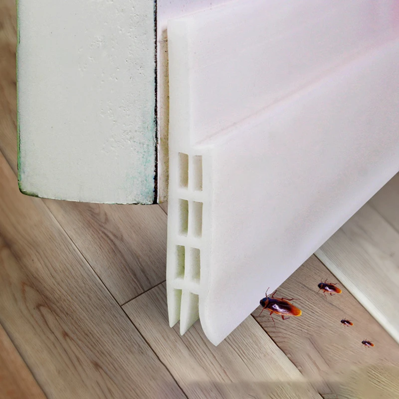 

Silicon rubber Sealing Strip Three Layer Soundproof Home Office Door Window Bottom Draft Insects Stripping Stopper