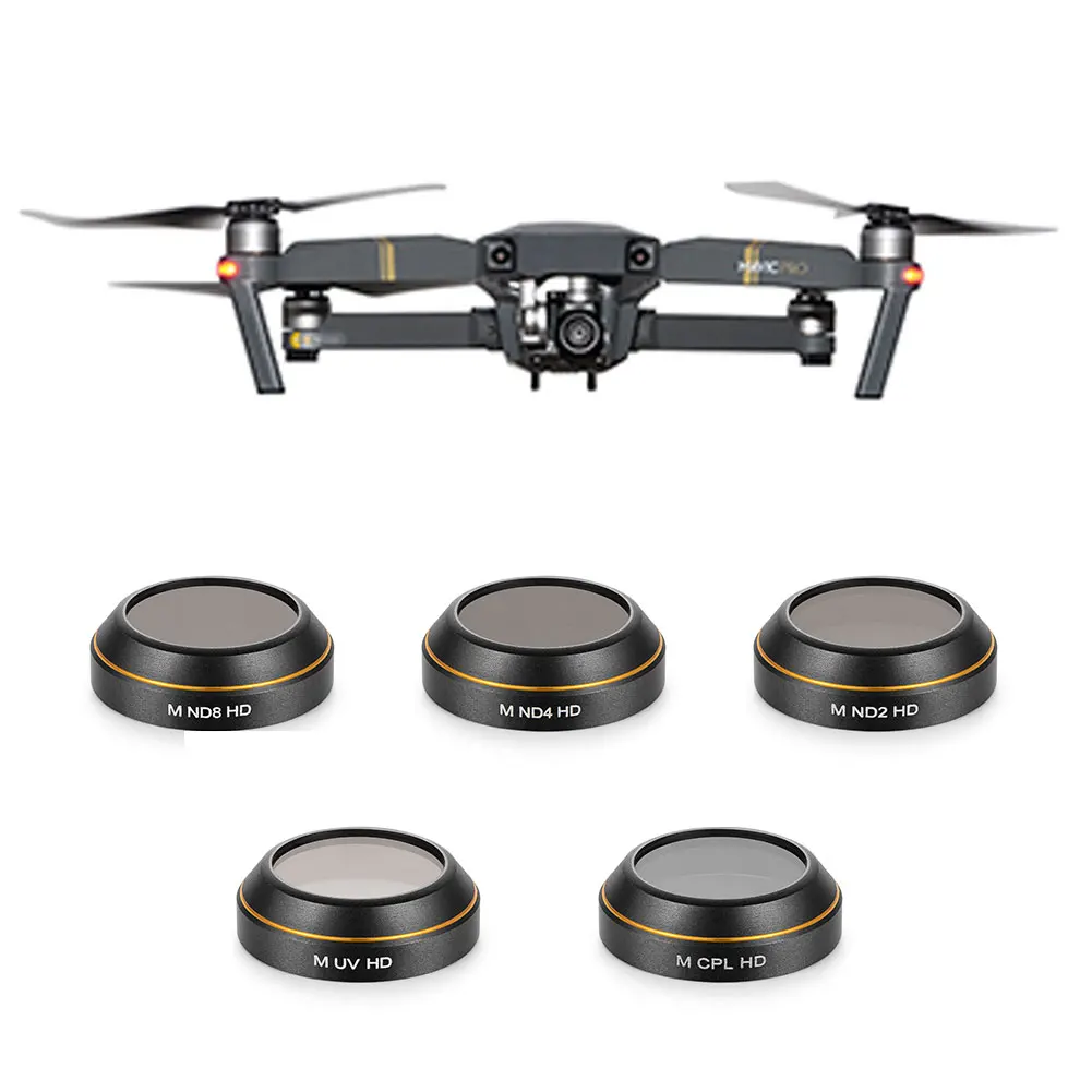 Фильтр для камеры для DJI Mavic Pro Запчасти для покрытия градиентный ND диммер CPL Поляризационный свет пульт дистанционного управления объектив для беспилотника Фильтры Запчасти