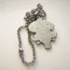 2 inches Tall With 4mm 24 inch Rolo Chain Stainless Steel Necklace Icp Insane Clown Posse Twiztid Hallowicked Rare Charms Pendan 1