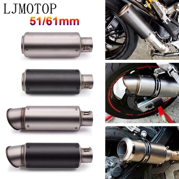 

51mm 61mm motorcycle with DB killer exhaust pipe Exhaust Pipe Muffler For BMW C600 Sport C650 Sport C650GT C400GT F650GS F700GS