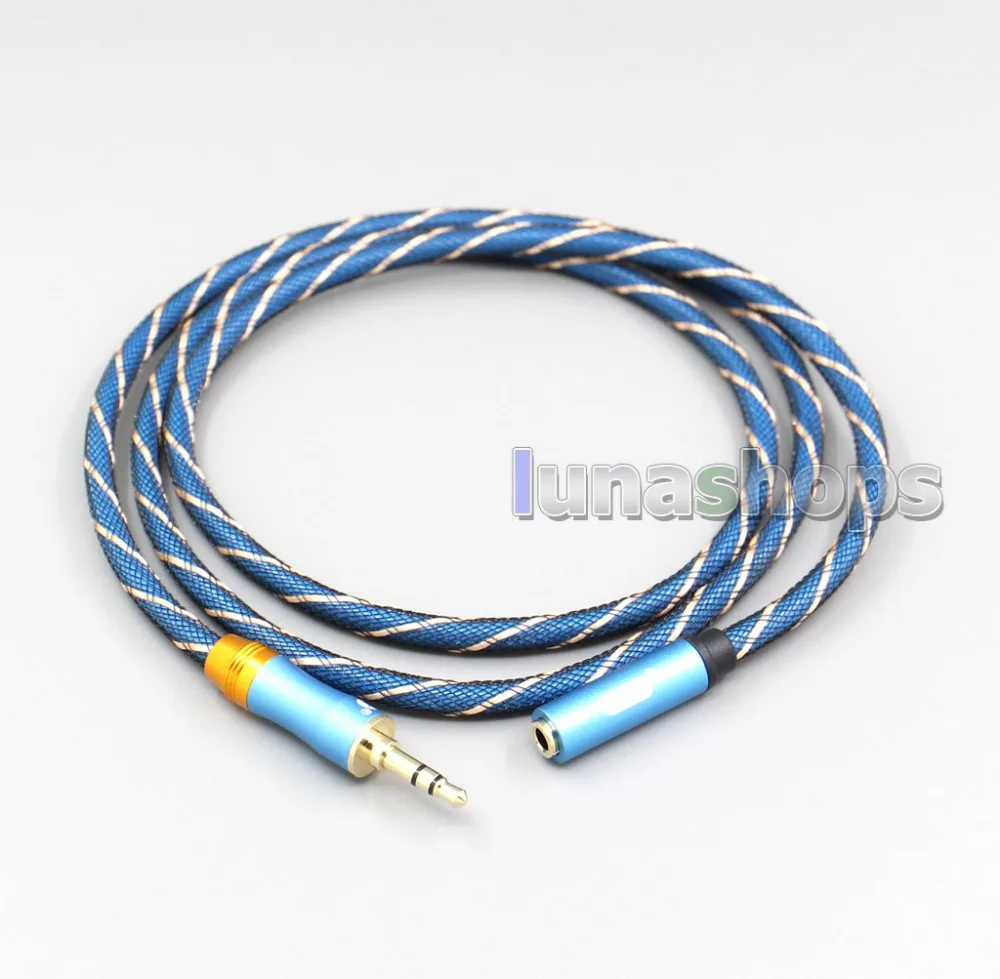 LN003447 0,5 м 1 м 1,5 м 2 м 3 м 5 м HiFI Hires OCC медь 3,5 мм папа-мама удлинитель стерео аудио Hifi кабель