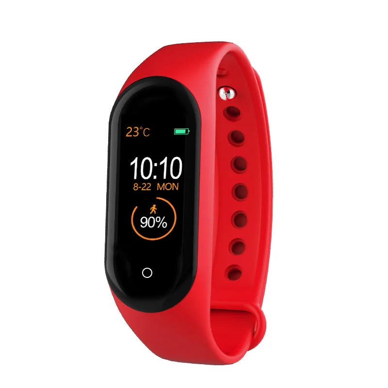Спортивный смарт-браслет M4 браслет Bluetooth пульсометр Монитор артериального давления фитнес-трекер Смарт-часы iOS и Android