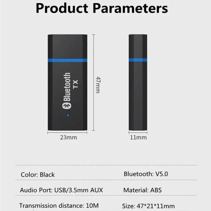 2020 Новый USB RCA AUX 3 5 мм разъем Bluetooth 0 приемник с микрофоном стерео беспроводной