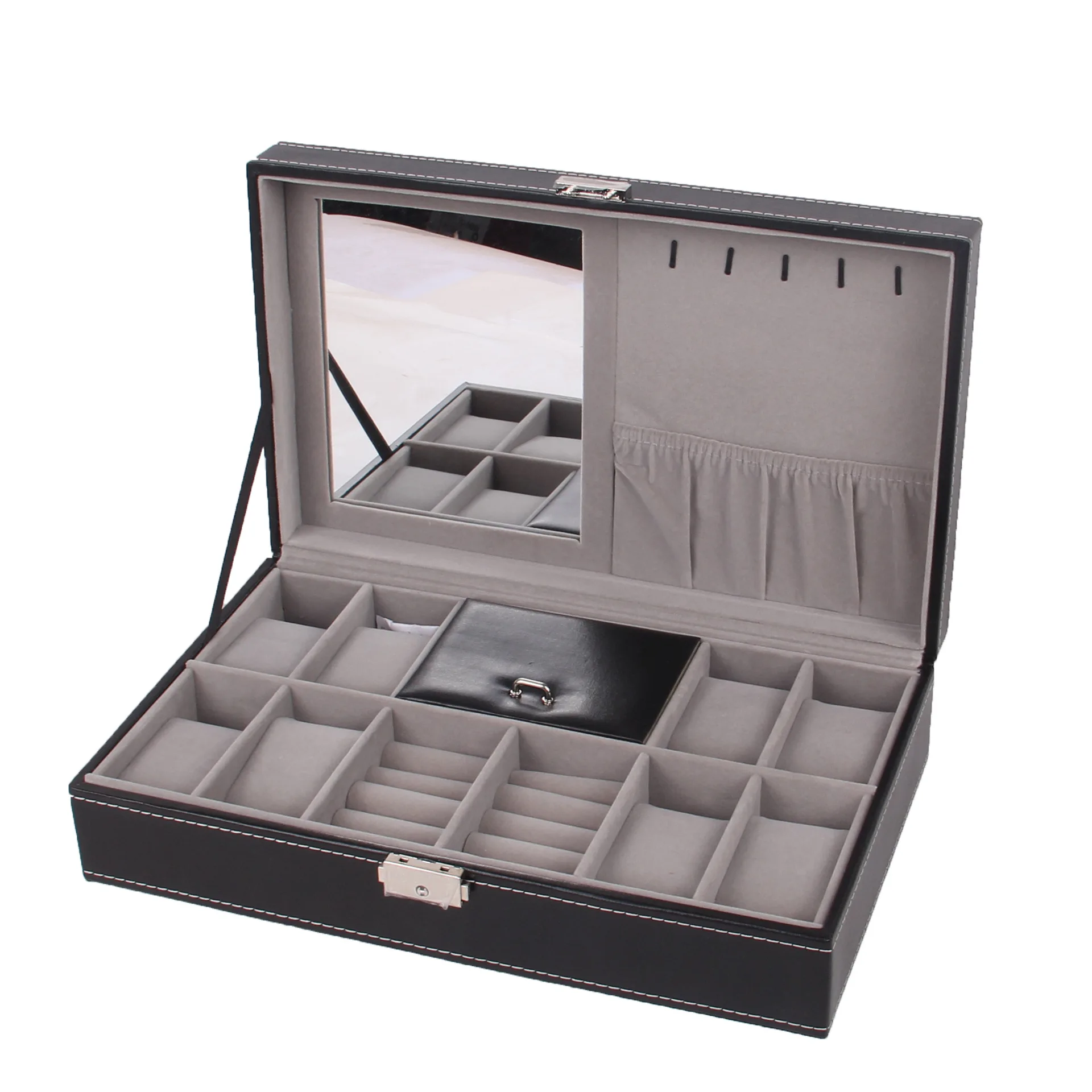 

Customizable Flip 8-Bit Watch Box Jewlery Box Boutique Dressing Box Hide Substance Jewellery Box