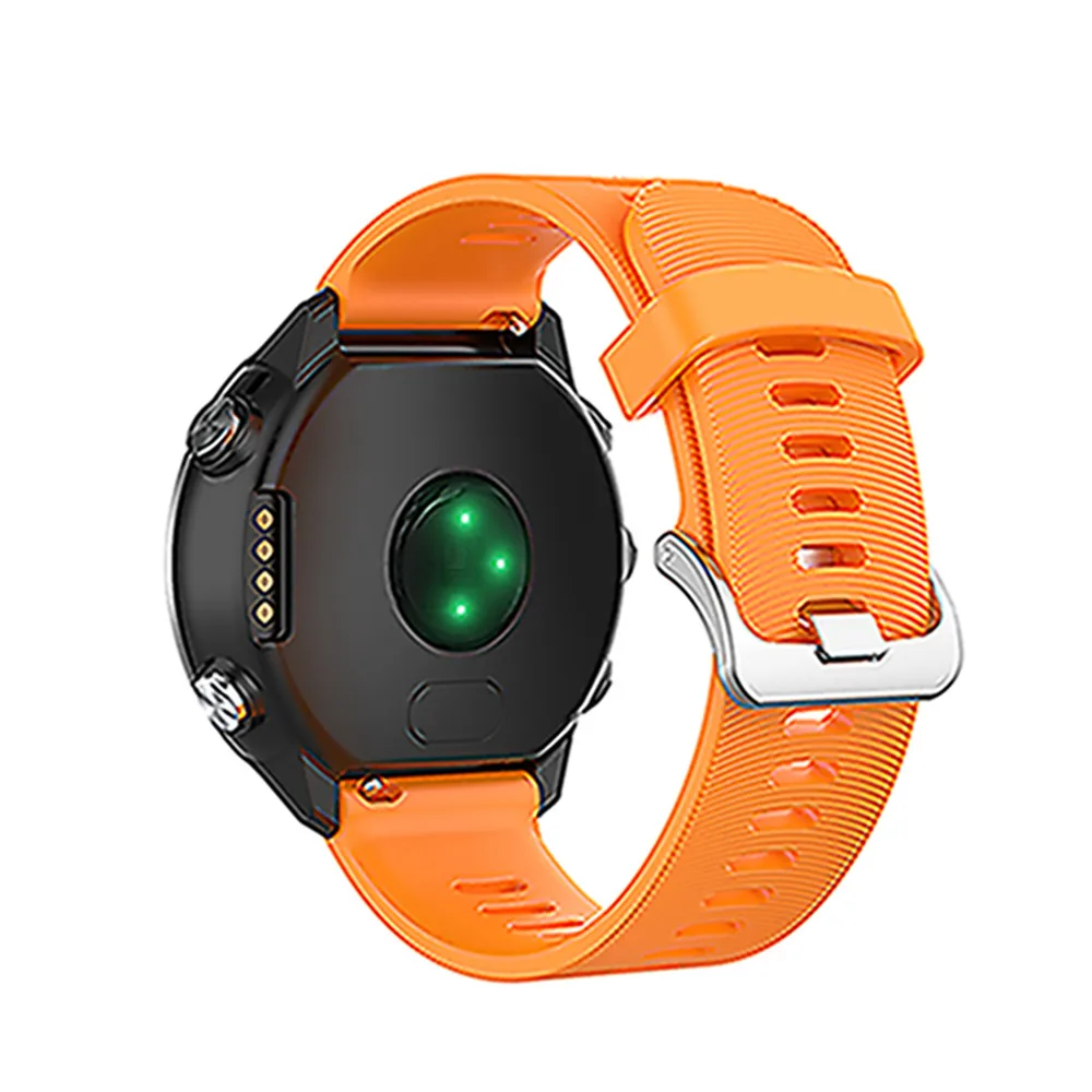 Силиконовый ремешок для часов 20 мм спортивный ремешок для Garmin Forerunner 645 Smartwatch аксессуары сменный ремешок на запястье, браслет