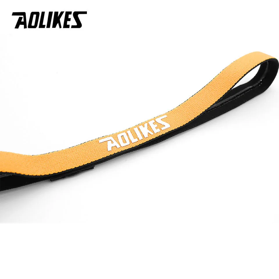 AOLIKES 1 шт. эластичная повязка на голову Мягкая силиконовая повязка для йоги повязка для мужчин и женщин фитнес Баскетбол Теннис Спорт повязка на голову