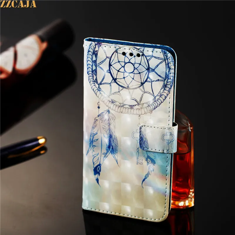 3D View Cartoon Leather Cases For Redmi Note 8T 7 Pro 5A Prime K20 S2 Y2 8A 7A 6 5Plus 4A 4X Card Slot Phone Cover | Мобильные
