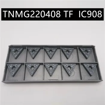 

10PCS TNMG220408 TF IC908 Carbide Insert Turning Tool Turning Milling Cutter CNC Cutting Tool Slot Cutting TNMG 220408
