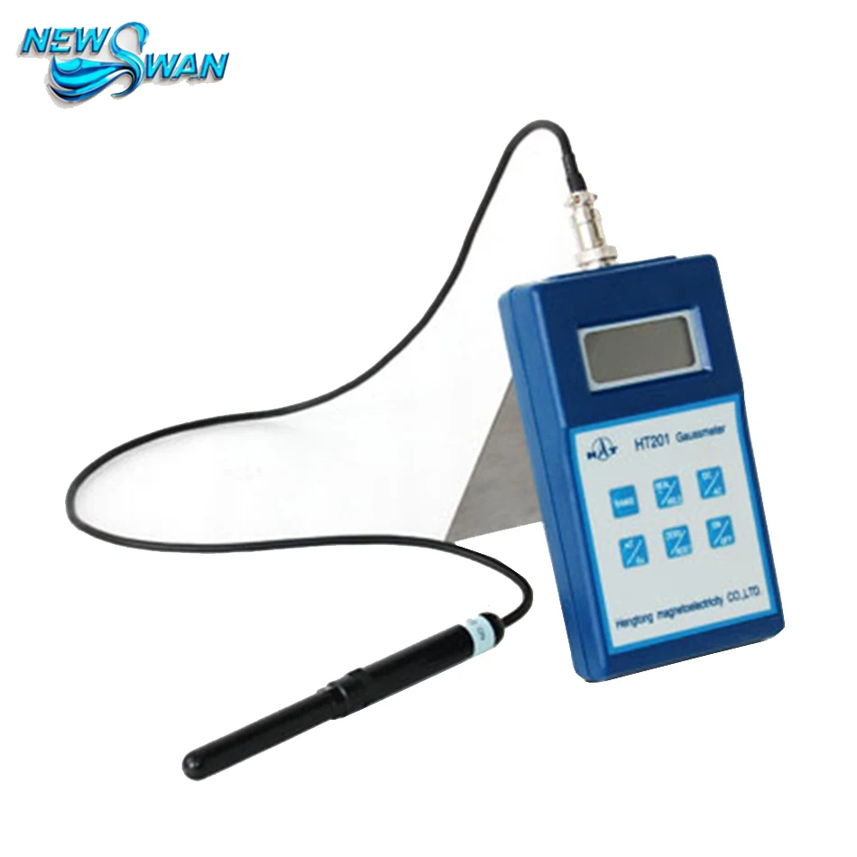 New Released Tesla Gauss / Digital Magnetic Flux Meter AC DC 2000mT HT201 Meter+Power Adapter | Инструменты