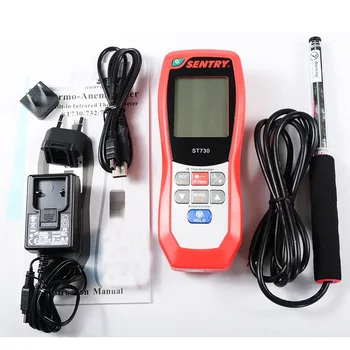 

SENTRY ST-730 Environmental Testing IR Infrared Hot Wire Thermo Anemometer,Infrared Thermometer Range-32.0~537.5℃ (-25.6~999.5℉)