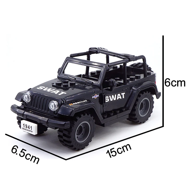 12個swat市警察警官特殊部隊とジープ武器ビルディングブロックレンガミニ人形アクションフィギュアのおもちゃ少年子供 Blocks Aliexpress