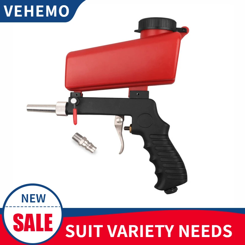 

Portable and Blasting Machine Rust Removal Device Gravity Small 90psi Sand Blasted Pneumatic Sandblasting Sandblasting Gun