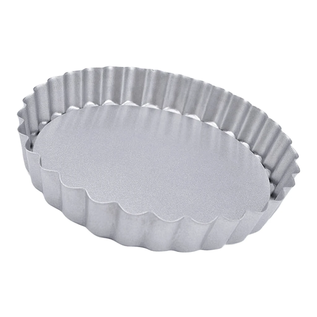 Non Stick Tart Tin Quiche Tartlet Tart Pastries Custard Pans Round Tart Pan