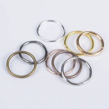 

100-200Pcs/Lot 3-12mm Single Loop Jump Rings Connectors Diy Jewelry Accessories Open Split Rings For Jewelry Making Supplies