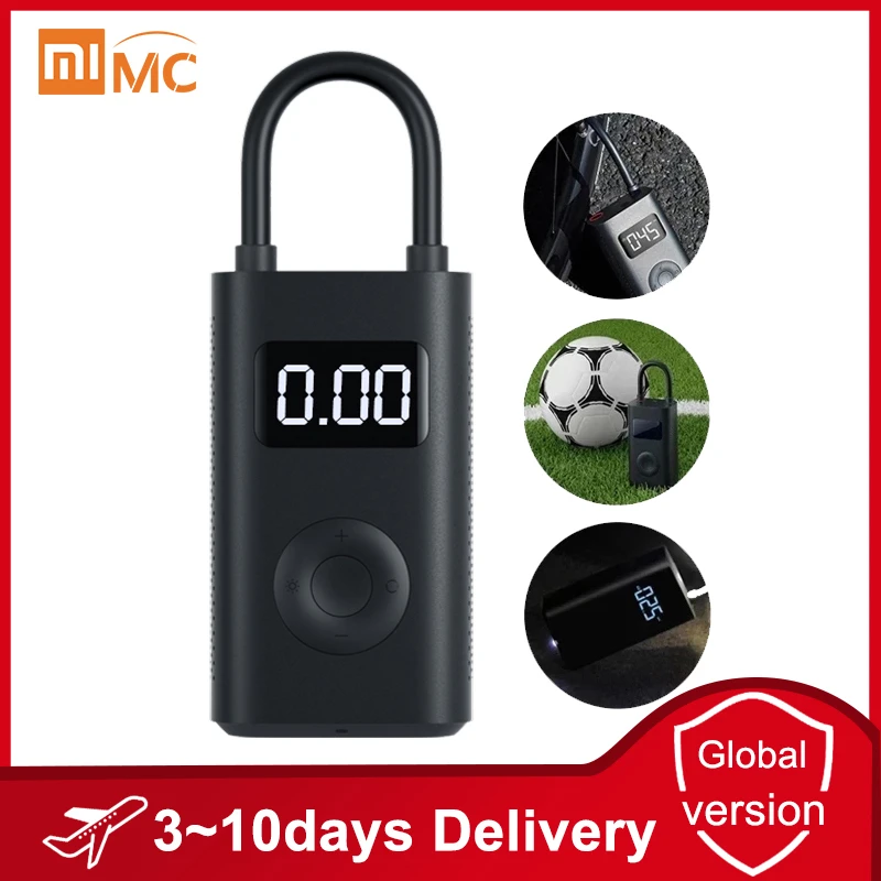 Xiaomi タイヤ オートバイ スクーター サッカーボール用のデジタルタイヤ空気圧検出付き電動インフレーター Smart Remote Control Aliexpress