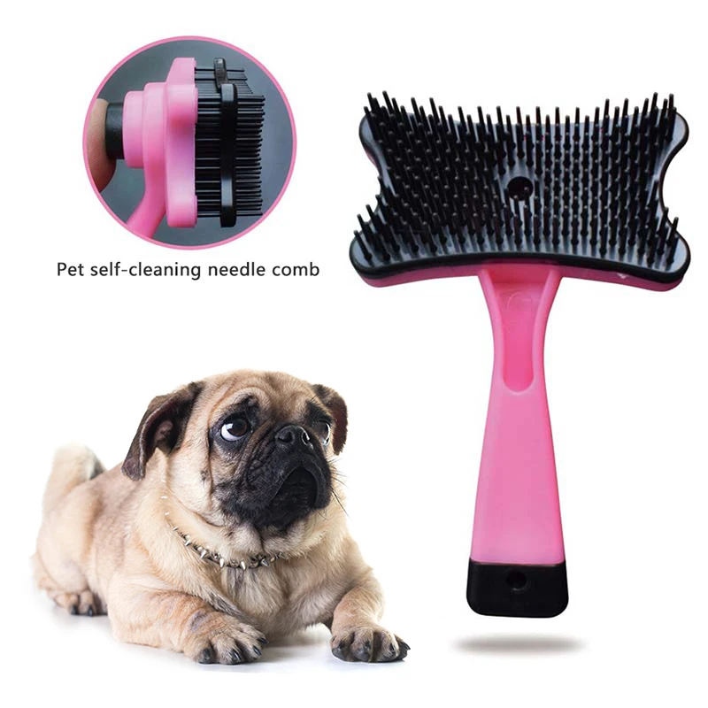 

OUYXR Portable Useful Pet Dog Cat Hair Fur Shedding Trimmer Grooming Rake Professional Comb Brush Beauty Tool For Puppy