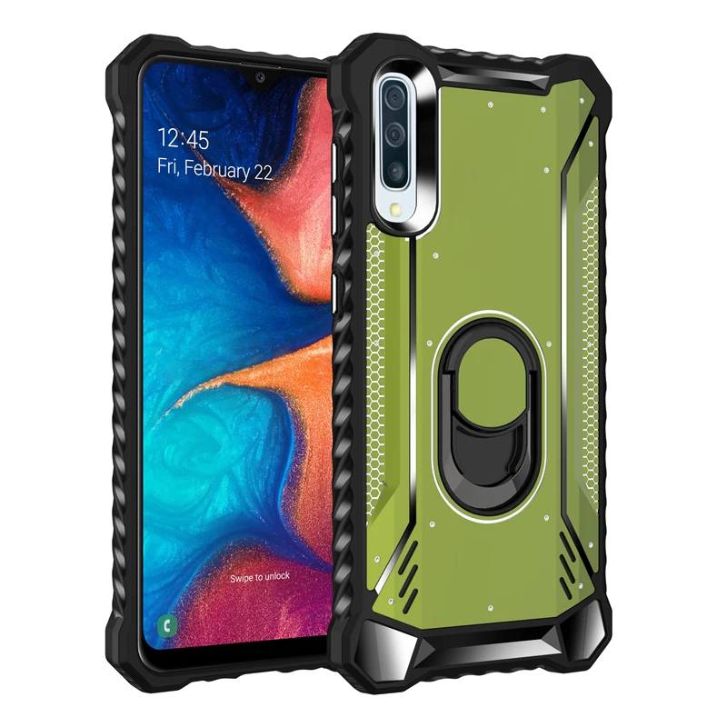 Роскошный противоударный чехол-кольцо для samsung Galaxy A50 A70 A50S A70S, Прочный противоударный чехол-подставка для Sansung A 50, чехол 70