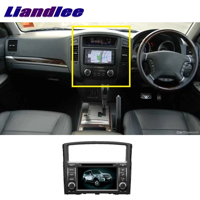 Для Mitsubishi Pajero V97 2006~ LiisLee автомобильный мультимедиа, ТВ DVD gps аудио Hi-Fi Радио Стерео стиль навигация NAV