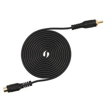 

Professional and Practical RCA Male To RCA Female M/F Audio Composite Extension Cable Black 1.8m/4.5m/7.6m