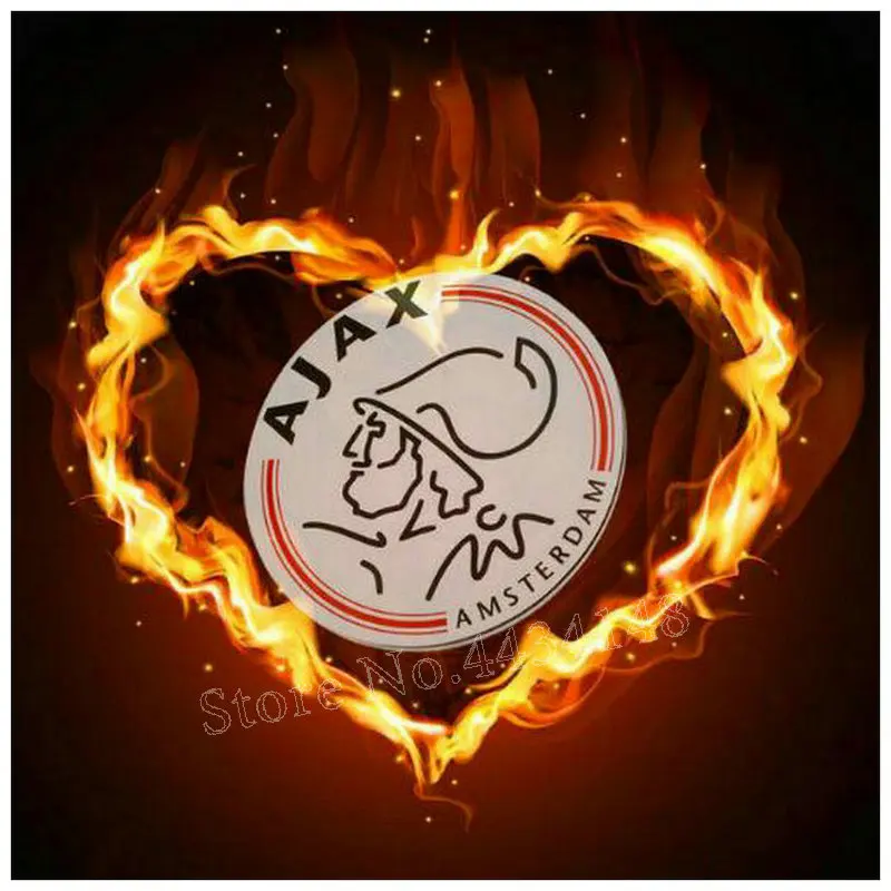Голландская алмазная живопись ajax сердце наклейка в форме пламени полный квадрат