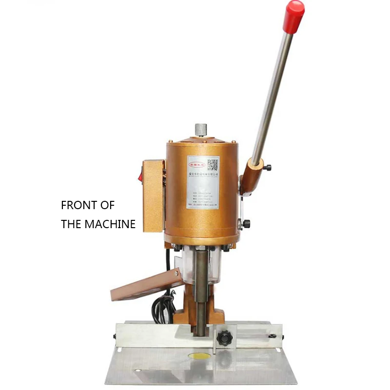 Paper Punching Machine Single Round Hole Desktop Punching 220V/180W Loose-Leaf Voucher Paper Punching Machine DK-150 Electric Tag Machine paper punching tool
