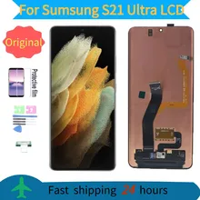 Ensemble écran tactile LCD AMOLED, pour Samsung Galaxy S21 Ultra G998 G998U 100%/DS 5G, SM-G998F ORIGINAL=